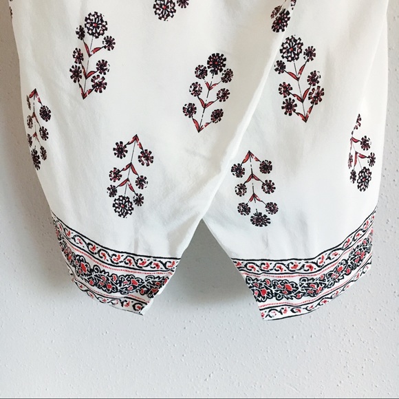 Madewell Ivory Silk Sandstar Vine Floral Dress - Picture 7 of 8